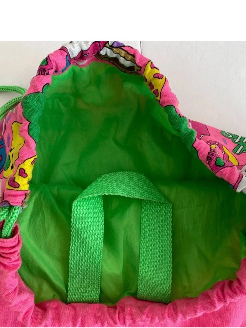 Girl Scouts Pink Drawstring Backpack